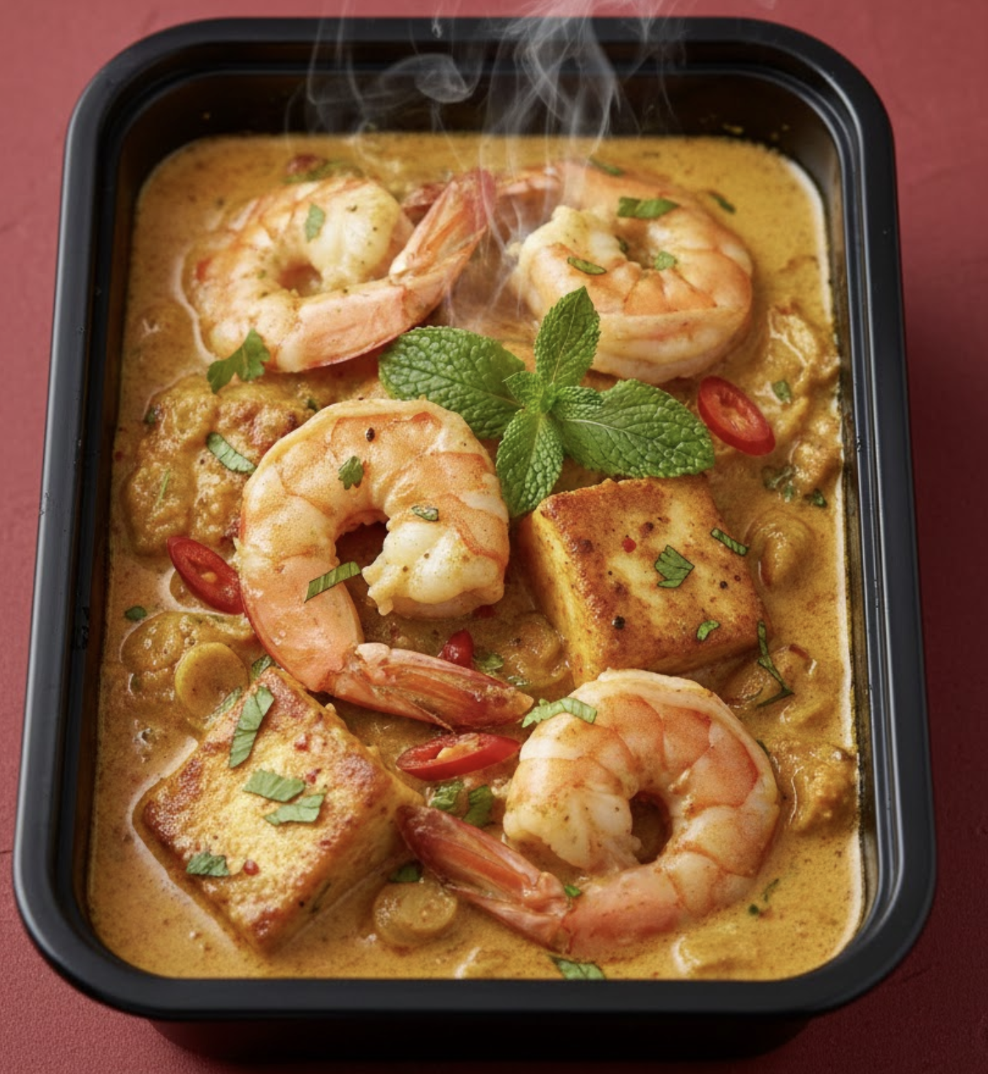 Red Thai Prawn Curry